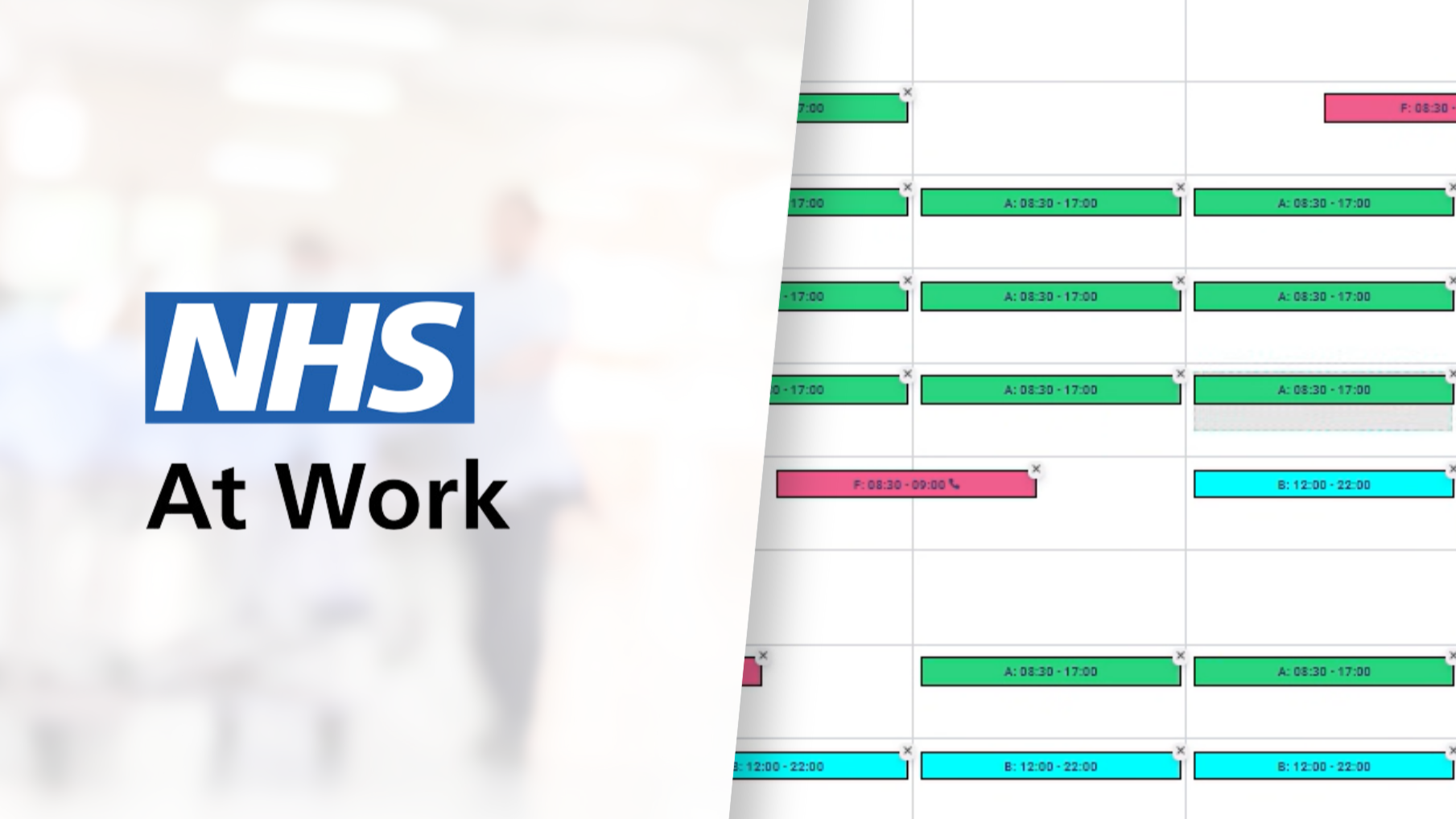 NHS At Work - Rota demo video